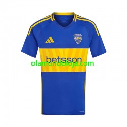 Camisola CA Boca Juniors Homem Equipamento Primeiro 2024-2025 Manga Curta